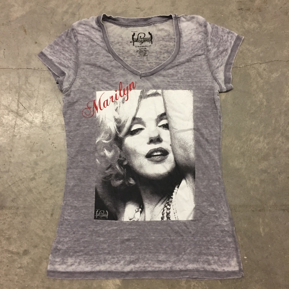 Hollywood Legend Burnout Tee Marilyn Monroe